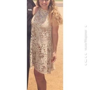 Cute Embroidered Shift Dress